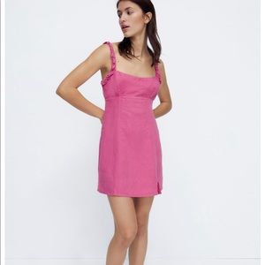 Zara new linen dress! NWOT